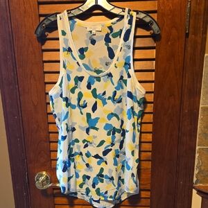 Equipment Multicolor Floral Tank Top